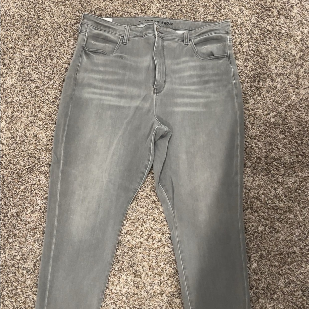 American Eagle Outfitters Gray Skinny Jeans Modern Fit